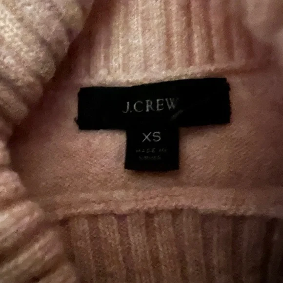 JCrew Women’s Turtleneck Sweater Tan and Camel Stripe size XS - Picture 6 of 7